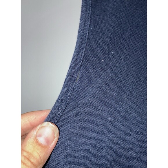 Vintage Disney Pooh Eeyore Sleeveless Polo Shirt Vest 26/28W Plus Size Navy 90s - Picture 5 of 5